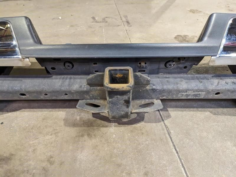 15-20 Ford F150 RR Bumper Trailer Hitch Bar w Step Pad FL3Z-17D826-B OEM *ReaD* - Alshned Auto Parts