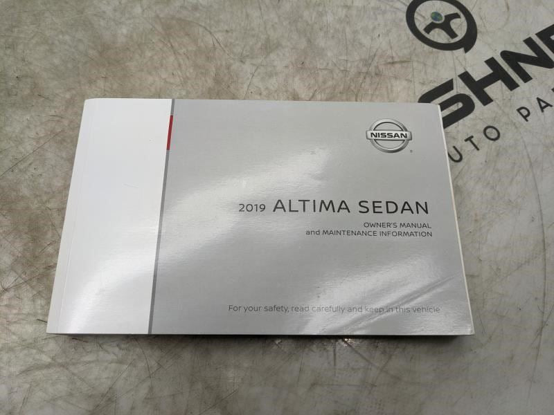 2019 Nissan Altima Sedan Owners Manual set with Case OM19EA-0L34U1 OEM - Alshned Auto Parts