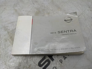 2016 Nissan Sentra Owners Manual Only OM16EM-0B17U1 OEM