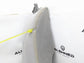 15-17 Hyundai Sonata Rear Right Seat Back Bolster Cloth Gray 89495-C2000-SMH OEM - Alshned Auto Parts