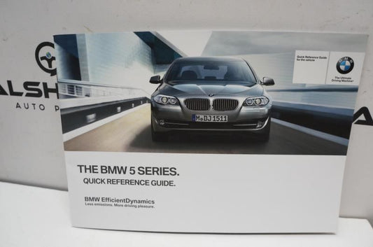 2013 BMW 5series Sedan Owner's Manual Service with Case - Alshned Auto Parts