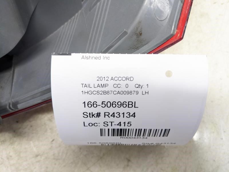 2011-2012 Honda Accord Rear Left Side Tail Light Lamp 33550-TE0-A11 OEM *ReaD* - Alshned Auto Parts