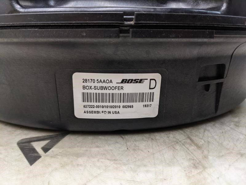2017-2020 Nissan Rogue Rear Bose Subwoofer Speaker Bass Box 28170-5AA0A OEM - Alshned Auto Parts