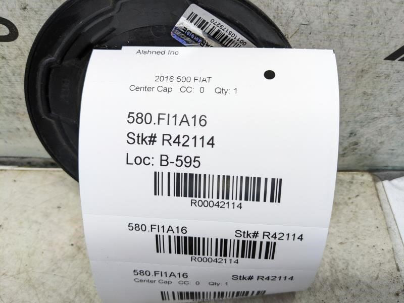 2014-2020 Fiat 500 Wheel Center Hubcaps Set of 2 735574469 OEM