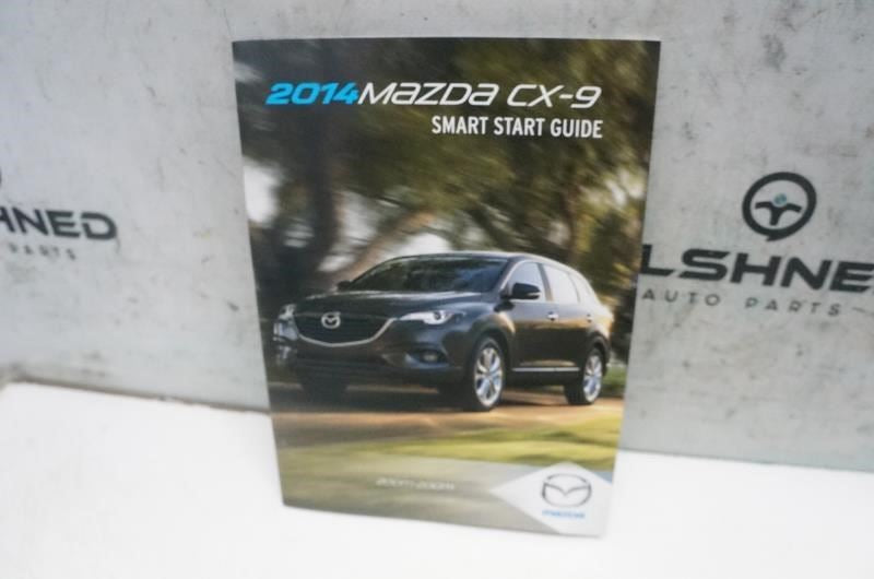 2014 Mazda CX-9 Owners Manual set with Case 8DA3-EA-13G OEM - Alshned Auto Parts