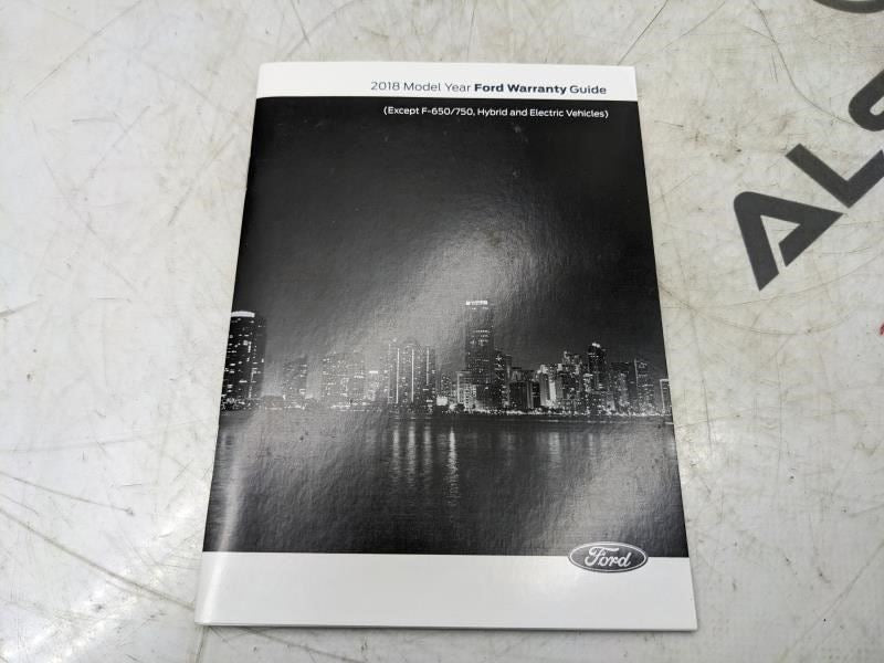 2018 Ford Fusion Owners Manual Set with Case - Alshned Auto Parts