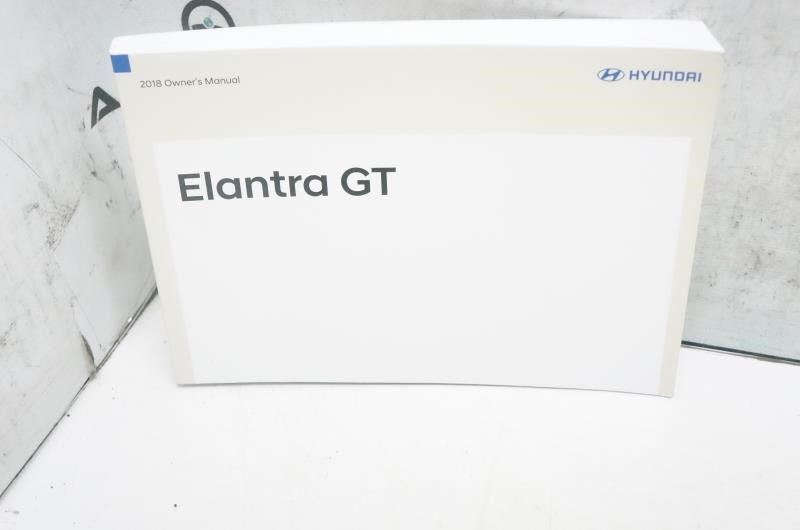 2018 Hyundai Elantra GT Owners Manual set R38156 OEM - Alshned Auto Parts