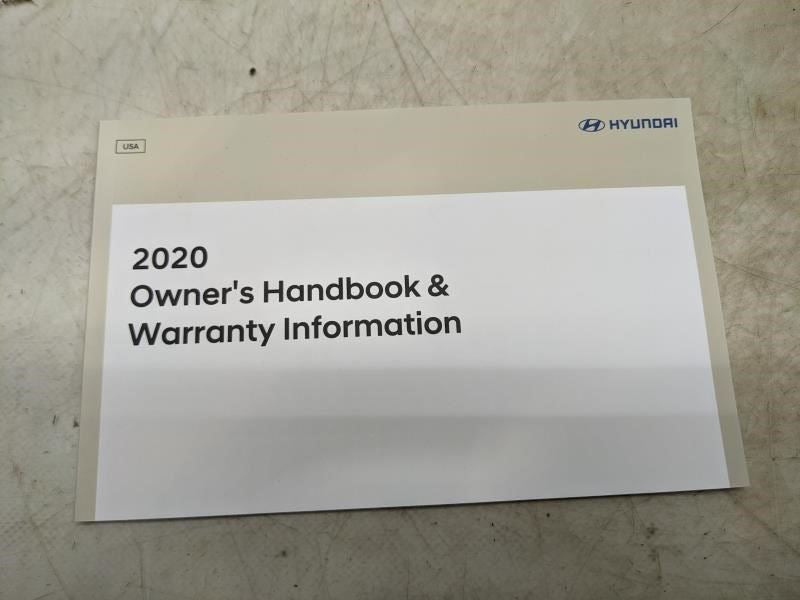 2020 Hyundai Sonata Owners Manual set LDWO-EU02D OEM - Alshned Auto Parts