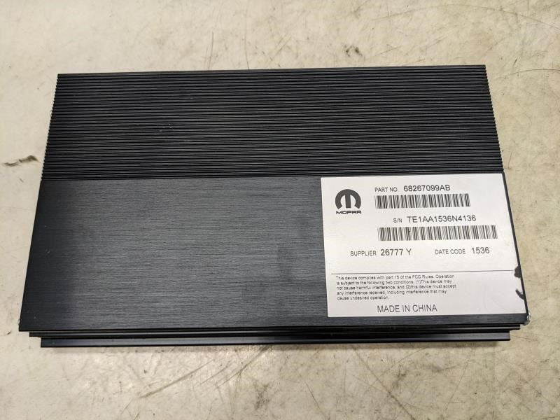 2013-18 Ram 1500 Dash Amplifier AMP w 9 Speakers & Subwoofer 68267099AB OEM - Alshned Auto Parts