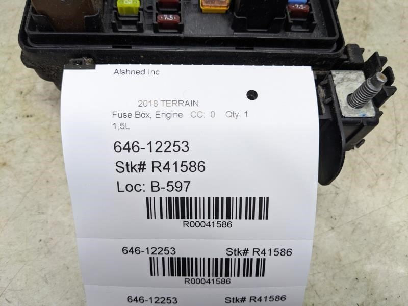 2018-2021 GMC Terrain 1.5L Engine Fuse Box Relay Junction Block 23246682 OEM - Alshned Auto Parts