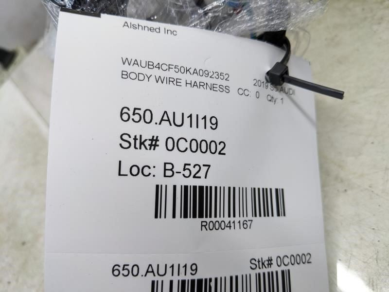 2018-23 Audi S5 Sportback Front Left Driver Door Wire Harness 8W8-971-029-E OEM - Alshned Auto Parts