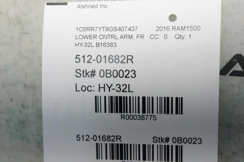 2016-2018 Ram 1500 Front Right Suspension Lower Control Arm 68298346AB OEM - Alshned Auto Parts
