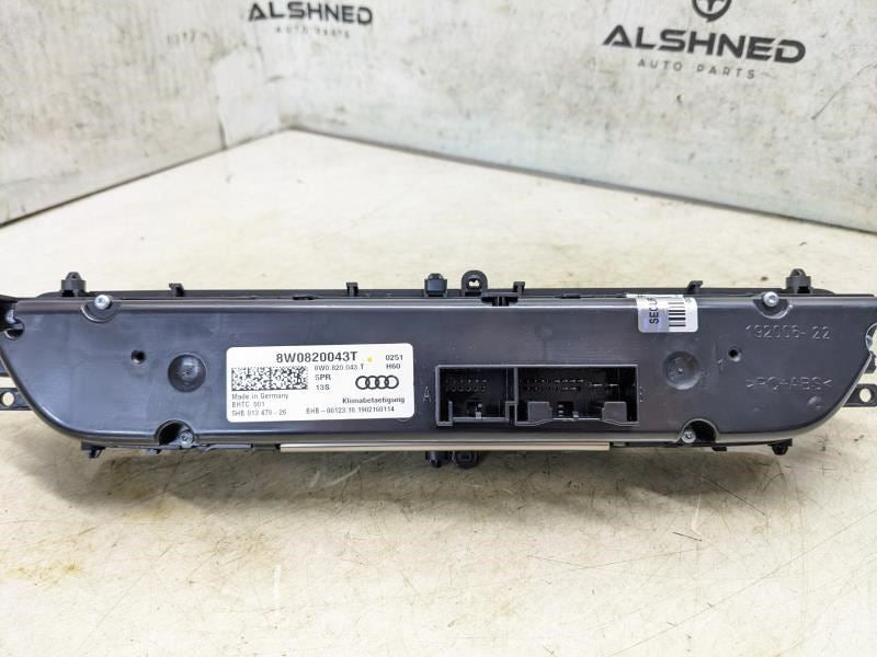 2018-2023 Audi S5 AC Heater Temperature Climate Control 8W0820043T OEM - Alshned Auto Parts