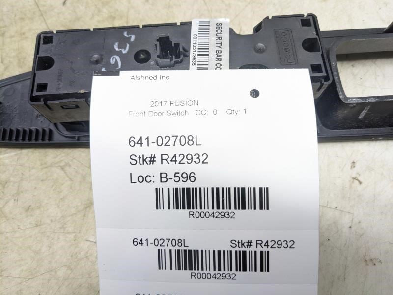 2013-2020 Ford Fusion Front Left Master Power Window Switch DG9Z-14529-AA OEM - Alshned Auto Parts