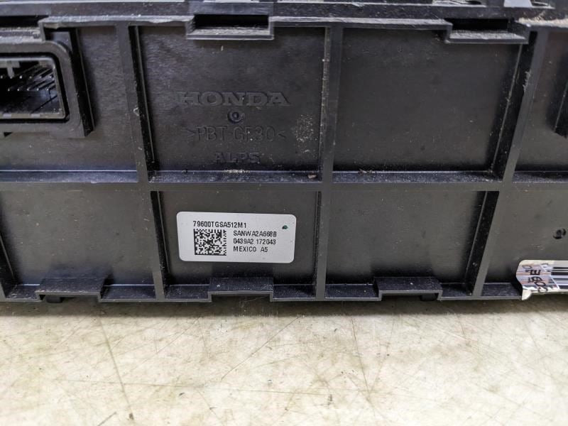 19-21 Honda Passport AC Heater Temperature Climate Control 79600-TGS-A512-M1 OEM - Alshned Auto Parts