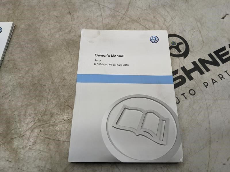 2015 Volkswagen Jetta U.S. Edition Owners Manual Set with Case 1525U1JT623 OEM - Alshned Auto Parts