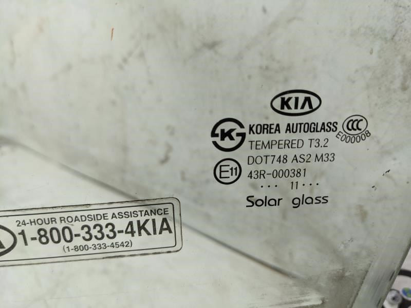 2010-2013 Kia Soul+ Front Left Door Window Glass Solar 82411-2K030 OEM