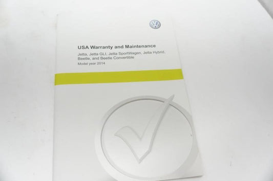 2014 Volkswagen Jetta Owner's Manual Book Set with Case - Alshned Auto Parts