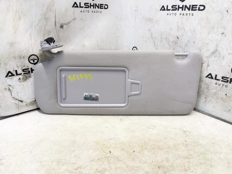 2015-2019 Hyundai Sonata Left Side Sun Visor Gray w Mirror 85201-C2000-TTX OEM - Alshned Auto Parts