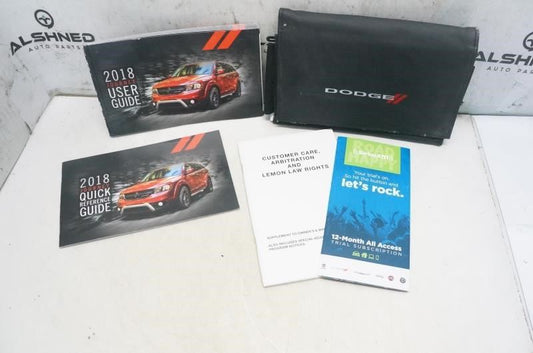 2018 Dodge Journey User Guide set with Case 18JC-926-AA OEM - Alshned Auto Parts