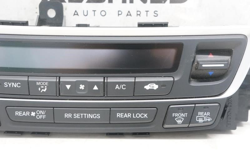 2016-2018 Honda Pilot AC Heater Temperature Climate Control 79600TG7A610M1 OEM - Alshned Auto Parts