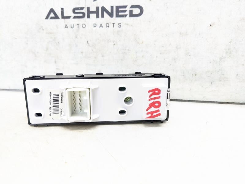 2015-2019 Hyundai Sonata Rear LH/RH Door Power Window Switch 93580-C1000 OEM - Alshned Auto Parts