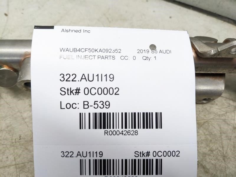 2019-22 Audi S5 Sportback Right Fuel Injector Rail Distributor 06M-133-316-L OEM - Alshned Auto Parts