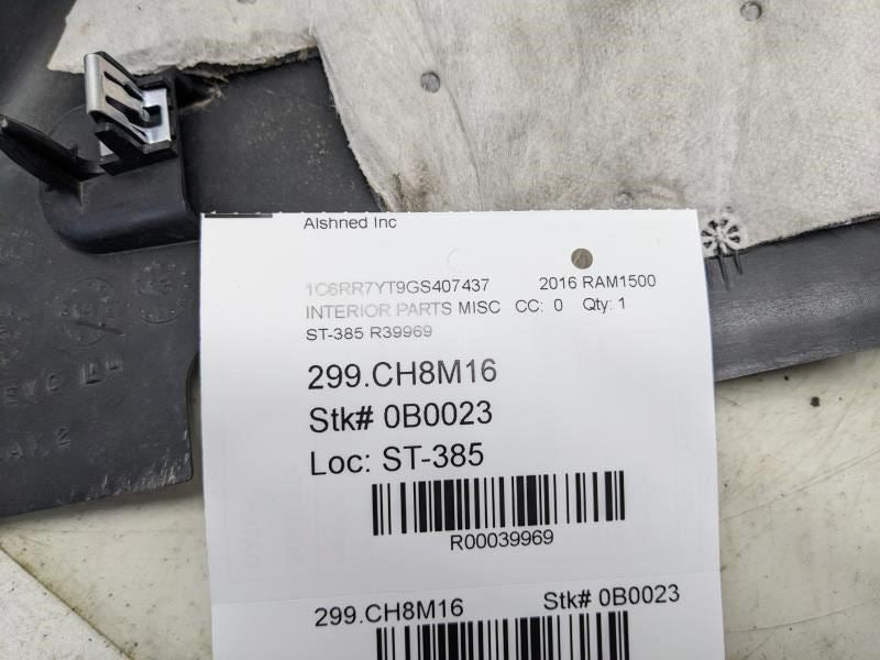 2013-2018 Ram 1500 Rear Left C-Pillar Lower Trim Panel 1EB81TRMAA 1EB81HL1AA OEM - Alshned Auto Parts
