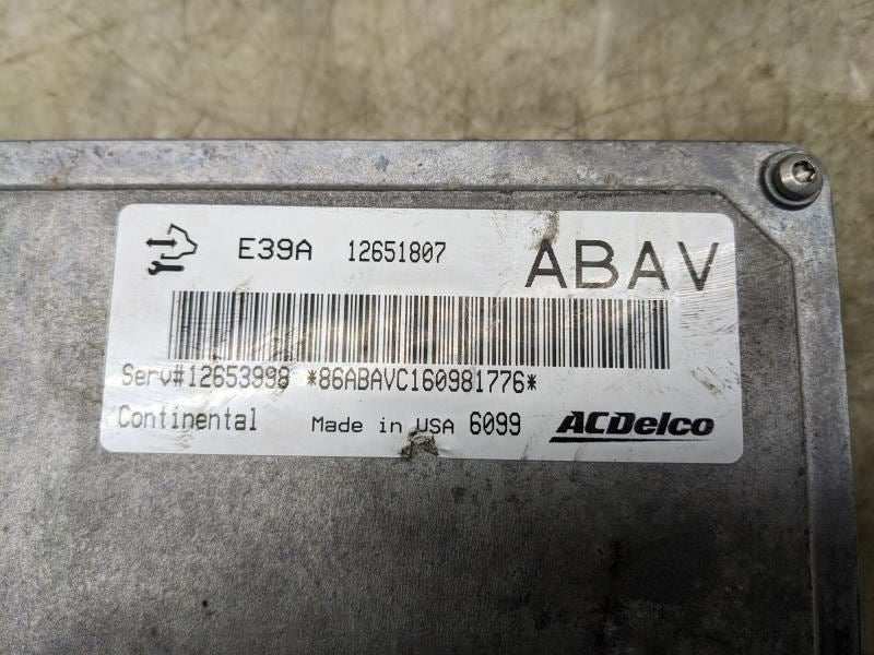 2014-2016 Buick Verano 2.4L Engine Control Module ECU ECM 12651807 OEM - Alshned Auto Parts