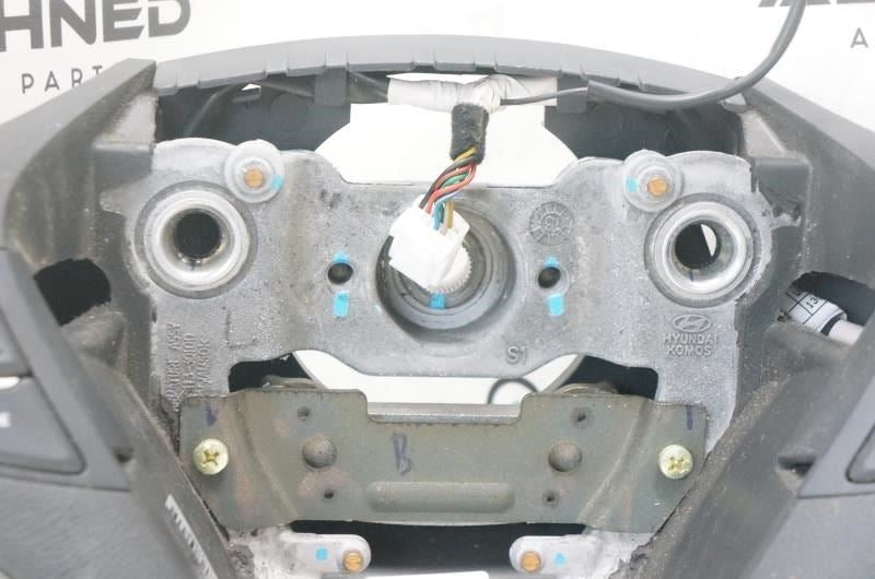 12-13 Hyundai Sonata Steering Wheel w Control Buttons 56110-3Q150-RAS OEM *ReaD* - Alshned Auto Parts