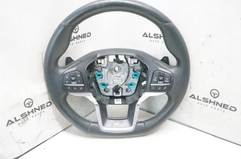 2020 Ford Explorer Steering Wheel Leather w Control Buttons LB5B-3600-MM *ReaD* - Alshned Auto Parts