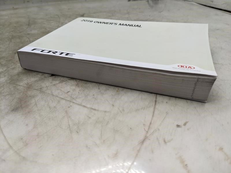 2019 Kia Forte Owners Manual only DLS4-EU93E OEM - Alshned Auto Parts
