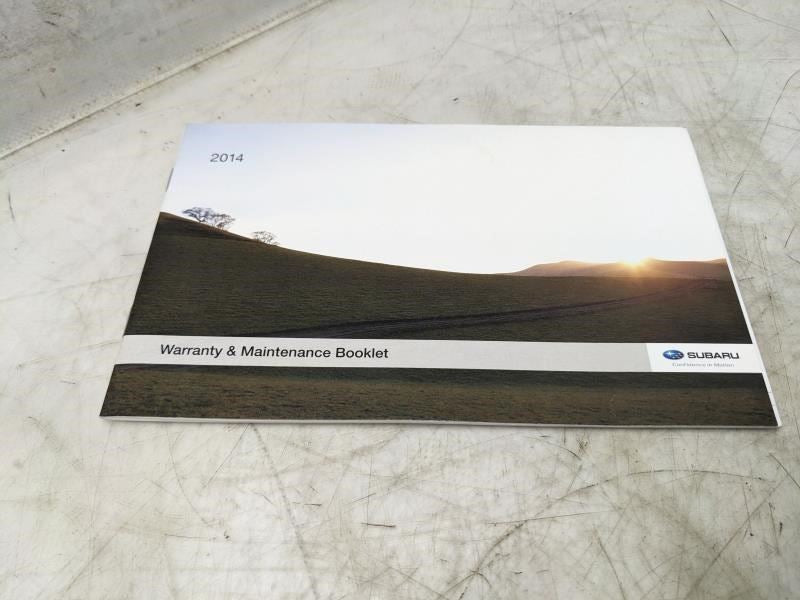 2014 Subaru Impreza Owners Manual Set with Case MSA5M1413A A1170BE-B OEM - Alshned Auto Parts