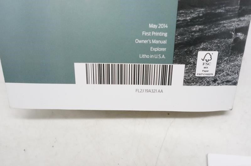 2015 Ford Explorer Owners Manual set with Case FL2J-19A321-AA OEM - Alshned Auto Parts