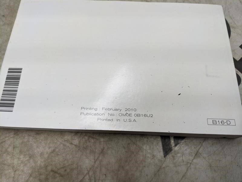 2010 Nissan Sentra Owners Manual Set with Case OM0E-0B16U2 OEM *ReaD* - Alshned Auto Parts