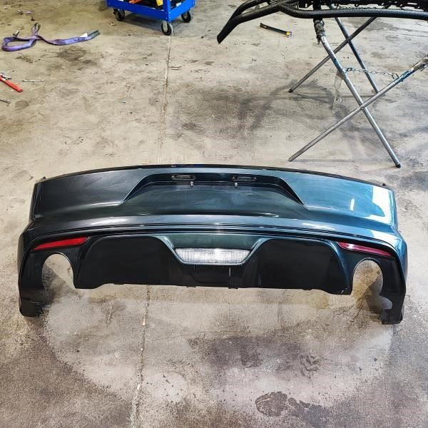 2015-2017 Ford Mustang Rear Bumper Cover w Impact Absorber FR3Z-17K835-AA OEM - Alshned Auto Parts