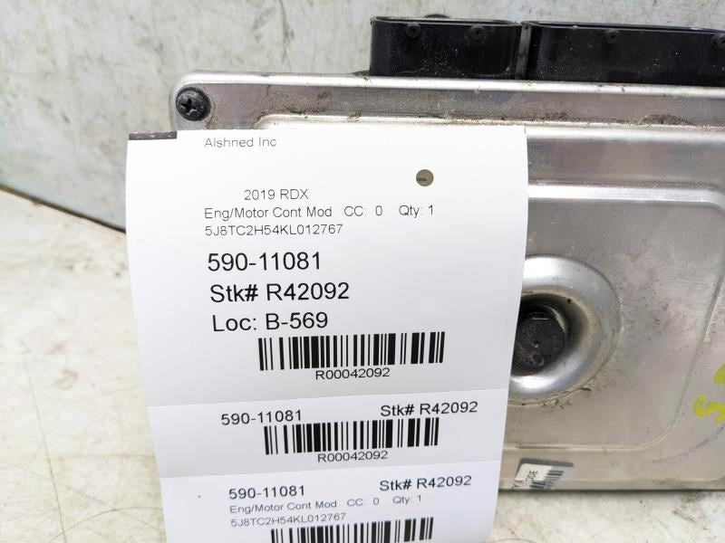 2019 Acura RDX Engine Control Module ECU ECM 37820-5YF-A86 OEM - Alshned Auto Parts