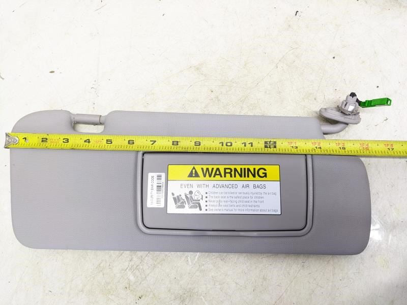 2010-2011 Honda CR-V Right Passenger Sun Visor Gray w Light 83230-SWA-A91ZA OEM - Alshned Auto Parts