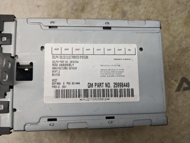 2006-2012 Chevrolet Colorado Radio AM FM CD MP3 Receiver 25998449 OEM *ReaD* - Alshned Auto Parts