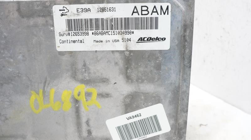 2015 Cadillac SRX Engine Computer Control Module ECU ECM 12651631 OEM - Alshned Auto Parts