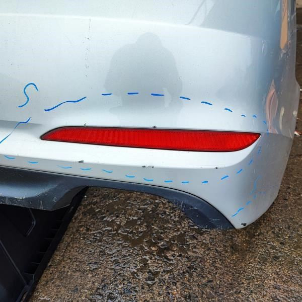 2015-2017 Hyundai Sonata SE Sedan Rear Bumper Cover 86611-C2000 OEM *ReaD* - Alshned Auto Parts