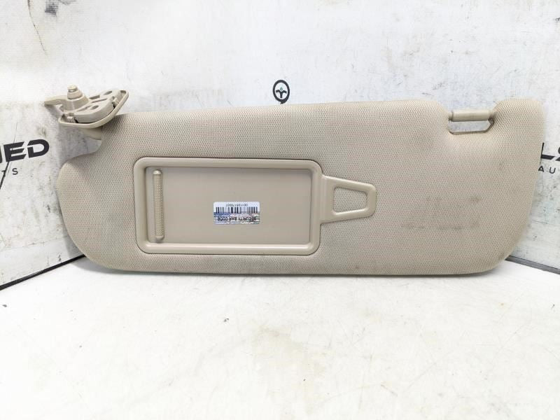 11-16 Kia Optima Front Left Sun Visor w/o Sunroof Beige 85201-2T040UP OEM *ReaD* - Alshned Auto Parts