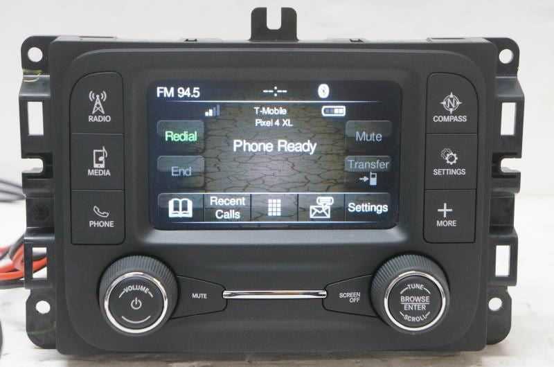 17-18 Jeep COMPASS Audio Radio Display 5" Receiver Opt UAA OEM P68292817AH - Alshned Auto Parts