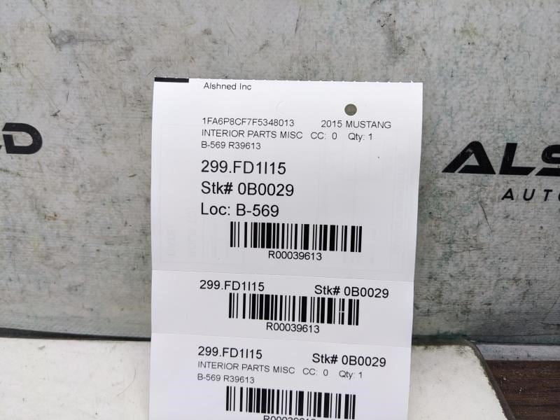 2015-2023 Ford Mustang FR RH Door Sill Scuff Plate Trim FR3B-6313222-AD OEM - Alshned Auto Parts