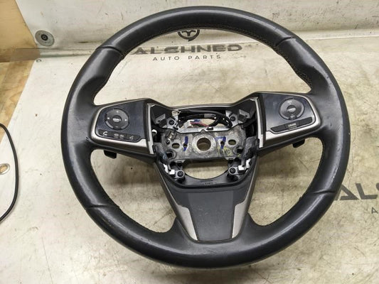 16-19 Honda Civic Steering Wheel Leather w Control Buttons 78500-TEX-B510-M1 OEM - Alshned Auto Parts