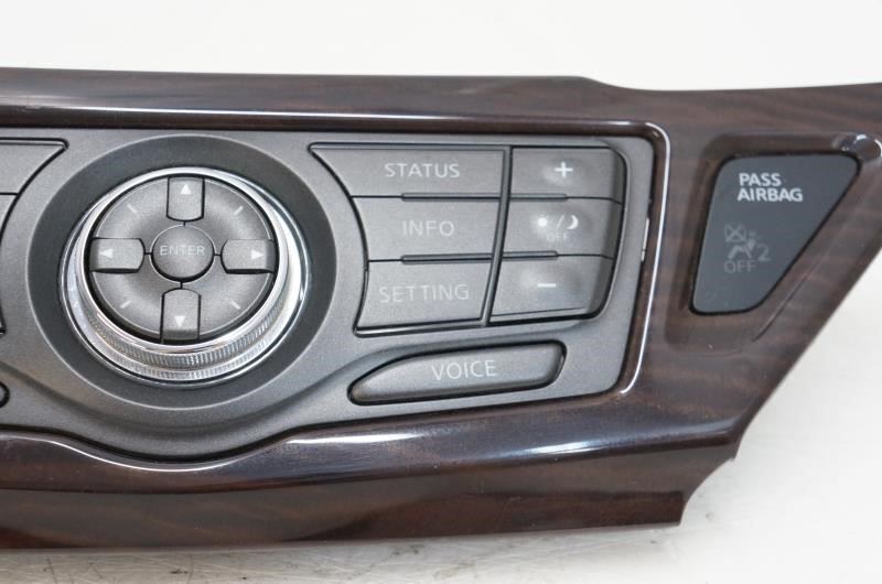 2014 Nissan Pathfinder Dash Navigation Control Panel 3KA6A210252 OEM - Alshned Auto Parts