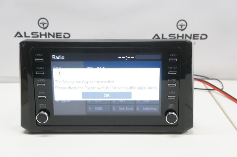 2019-2020 Toyota Corolla Navigation GPS Radio Receiver & Display 86140-02A50 OEM - Alshned Auto Parts