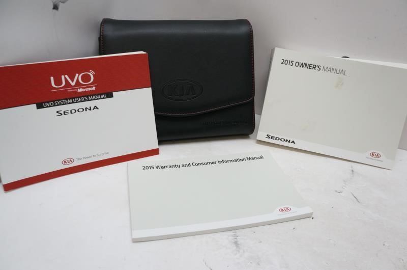 2015 Kia Sedona Owner's Manual set with Case - Alshned Auto Parts