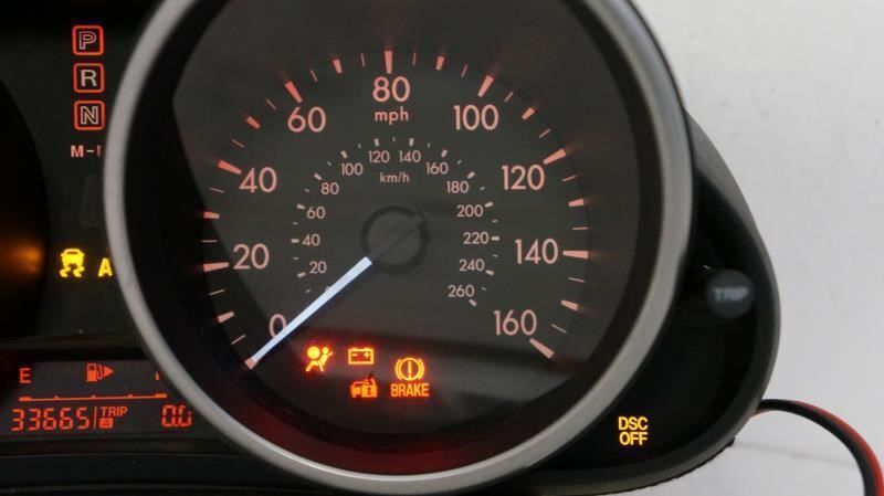 10-11 Mazda 3 Speedometer Cluster Mileage 33,665 OEM LB BBM5 L - Alshned Auto Parts