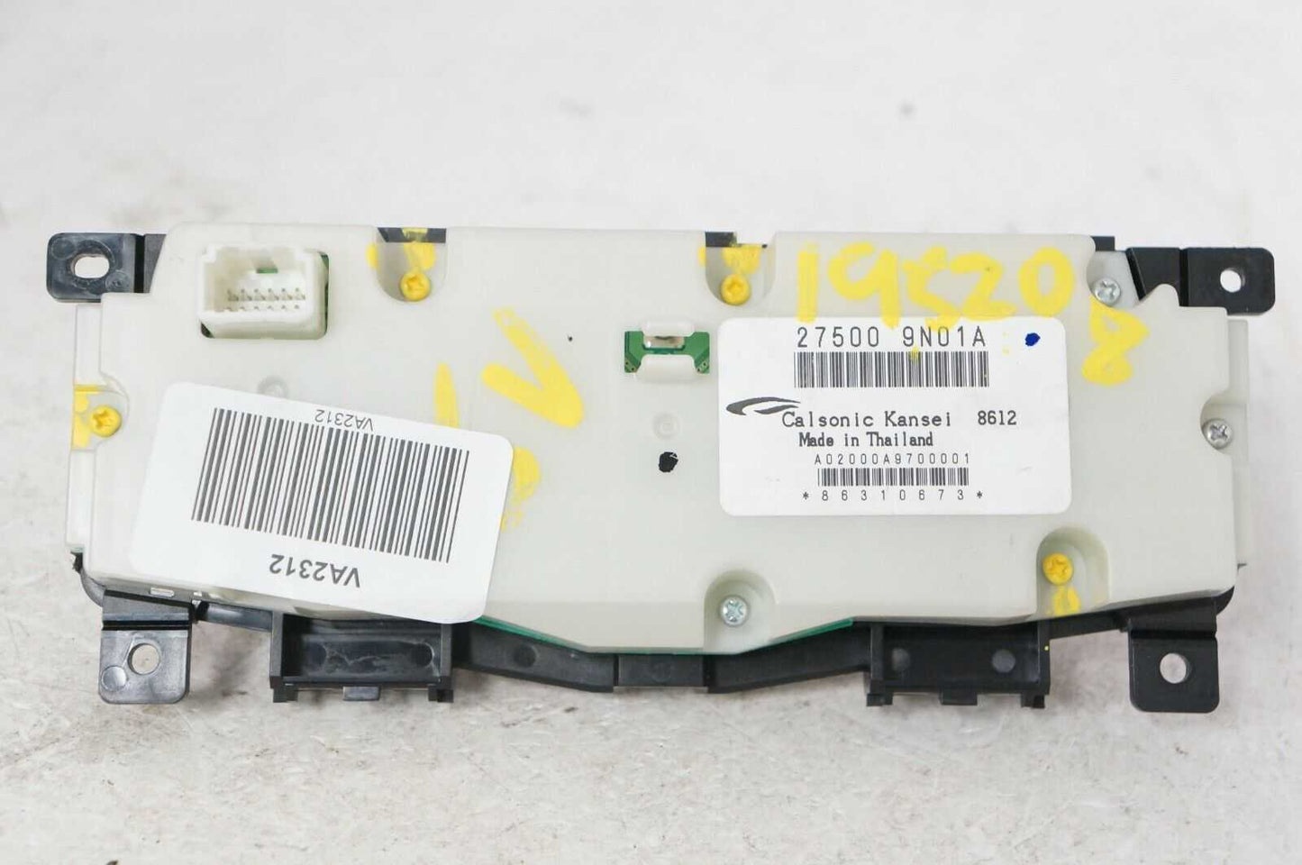 09-14 Nissan Maxima Heater AC Temperature Climate Control 27500 9N01A OEM VA2312 - Alshned Auto Parts